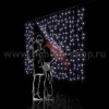 Rich Led Светодиодный занавес, с герметичным колпачком, соединяемый, 220 В, IP65 RL-CS2*1.5-CB/W
