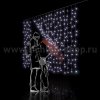 Rich Led Светодиодный занавес, с герметичным колпачком, соединяемый, 220 В, IP65 RL-CS2*1.5-CW/W