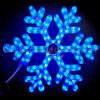 Rich Led Уличная светодиодная гирлянда Снежинка премиум матовая 40 см, RL-SFDLM40-B