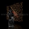 Rich Led Светодиодный занавес с герметичным колпачком, соединяемый, 220 В, облегченный, IP65 RL-CS2*1.5-CB/WW